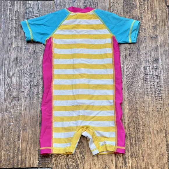 Hanna Andersson 90's Vibes Rashguard Suit 2T - Picture 5 of 8